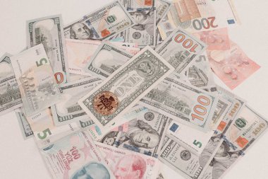 Multi Euro Nakit ve Bozuk Para, farklı türde yeni nesil banknotlar, bitcoin, Türk lirası