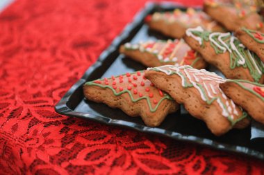 Bir grup çeşit kurabiye. Çikolata parçacıklı, yulaflı, kuru üzümlü, beyaz çikolatalı.