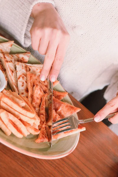 Turkse Snack Ontbijt Maaltijd — Stockfoto