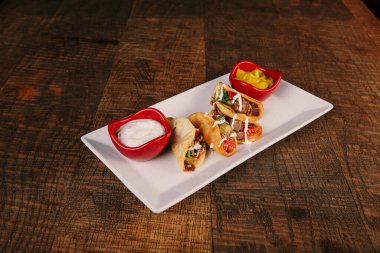 Biraz sebzeli somon pişirdim.