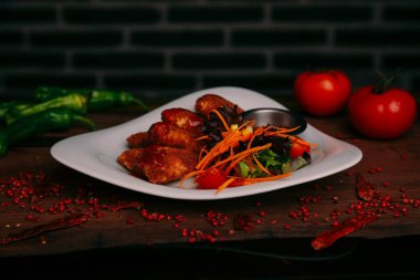 Masada nefis et yemeği. 