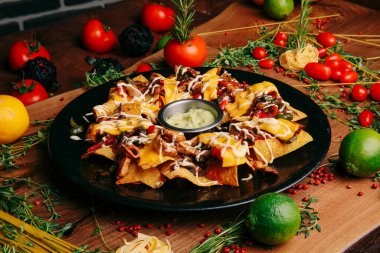 Masada nefis et yemeği. 