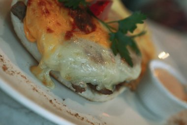 Masada nefis et yemeği. 