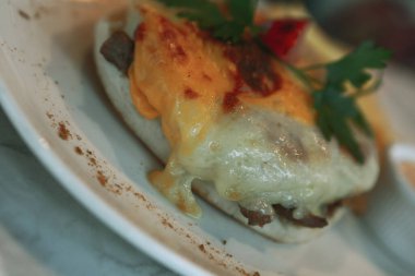 Masada nefis et yemeği. 