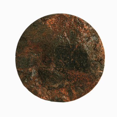 Boş seramik kırpma yolu ile beyaz arkaplan izole