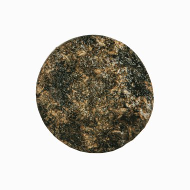 Boş seramik kırpma yolu ile beyaz arkaplan izole