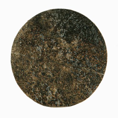 Boş seramik kırpma yolu ile beyaz arkaplan izole