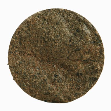 Boş seramik kırpma yolu ile beyaz arkaplan izole