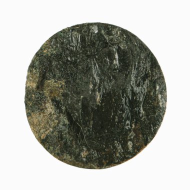 Boş seramik kırpma yolu ile beyaz arkaplan izole