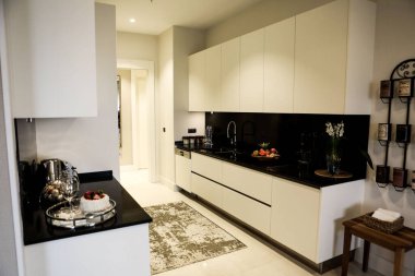Modern ve şık mutfak tasarımı.