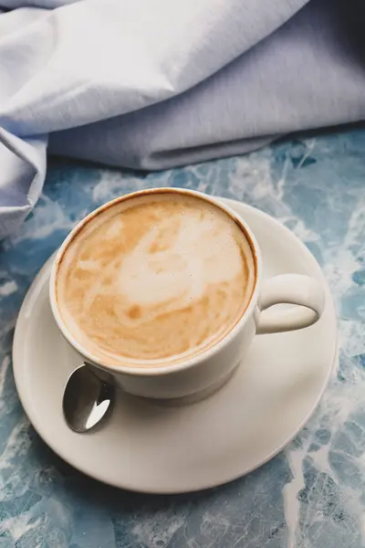 Чашку Кофе Столе — стоковое фото