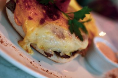 Masada nefis et yemeği. 