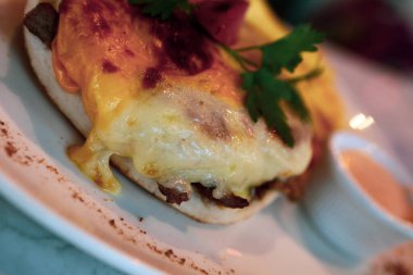 Masada nefis et yemeği. 