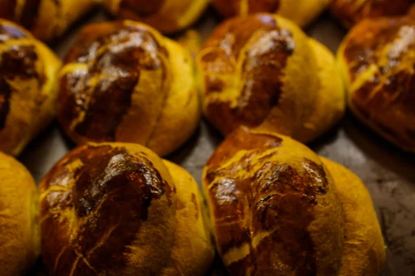 Roti Lapis Bungkus Yang Lezat Dan Dipanggang — Stok Foto