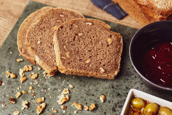 Lezzetli doğal estetik fırınlanmış ekmek