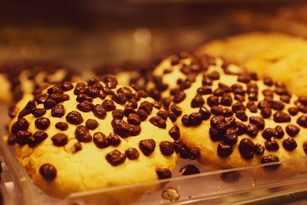 Grupo Galletas Surtidas Chip Chocolate Pasas Avena Chocolate Blanco — Foto de Stock