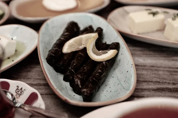 Mesa Meze Tradicional Turca Griega —  Fotos de Stock