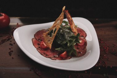 Biraz sebzeli somon pişirdim.