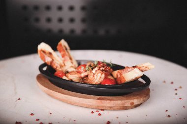 Masada nefis et yemeği. 