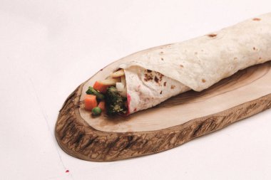 Lezzetli et eti, Türk kebap, sandviç dürümü.