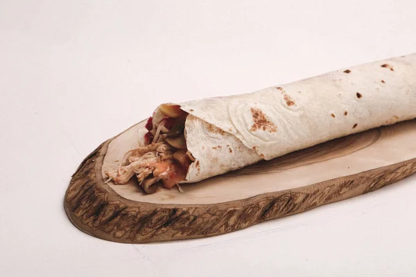 Délicieux Durum Viande Kebap Turc Sandwich Wrap — Photo