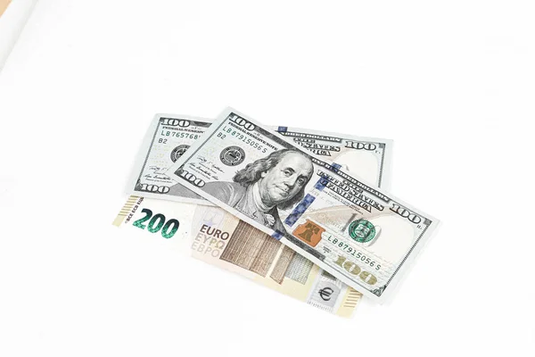 Dollar Euro Banknote Money — Stock Photo, Image