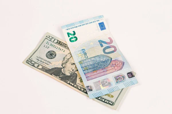 Bize Dolar Euro Banknot Para — Stok fotoğraf