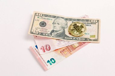 Multi Euro Nakit ve Bozuk Para, farklı türde yeni nesil banknotlar, bitcoin, Türk lirası