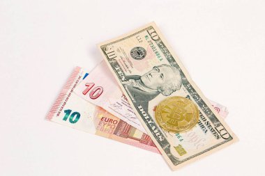 Multi Euro Nakit ve Bozuk Para, farklı türde yeni nesil banknotlar, bitcoin, Türk lirası