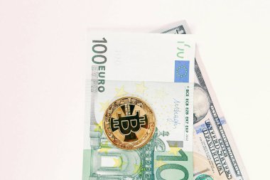 Avro, Amerikan Doları ve Bitcoin parası