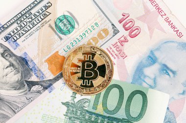Multi Euro Nakit ve Bozuk Para, farklı türde yeni nesil banknotlar, bitcoin, Türk lirası