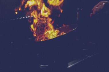 Meat Saute Turkish Et sote with Hair Pie Meat - Sac Tava - Sac Kavurma