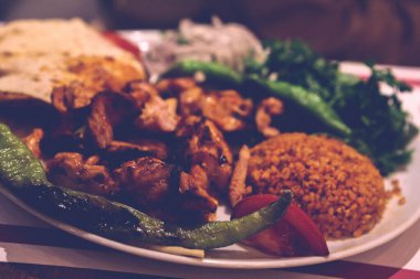 Masada nefis et yemeği. 