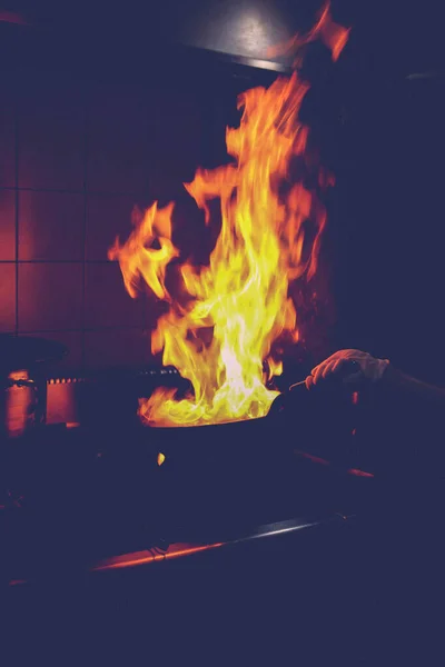 Carne Saute Turco Sote Com Torta Cabelo Carne Sac Tava — Fotografia de Stock