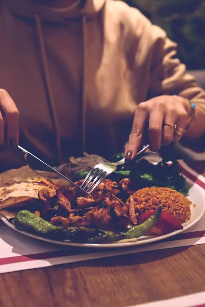 Deliciosa Harina Carne Sobre Mesa — Foto de Stock