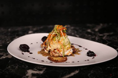 Masada nefis et yemeği. 