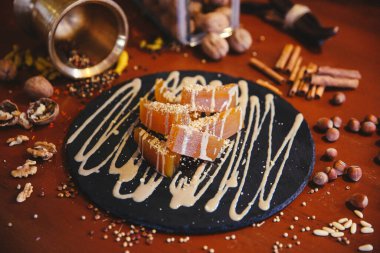 Tahinili Türk Balkabağı Tatlısı, Tahinli Kabak Tatlisi.