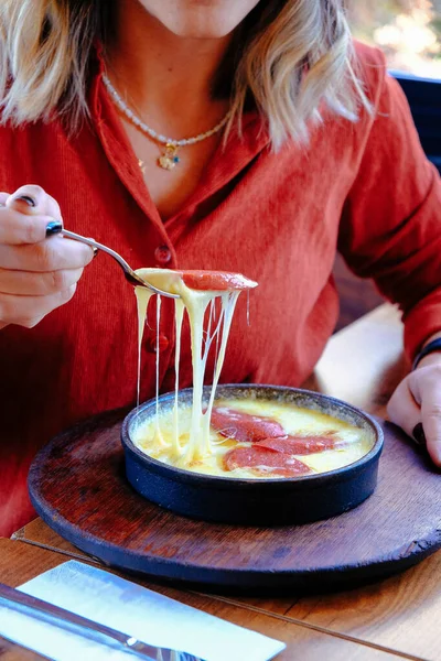 Muhlama Corn Porridge Cheese — Stock Photo, Image