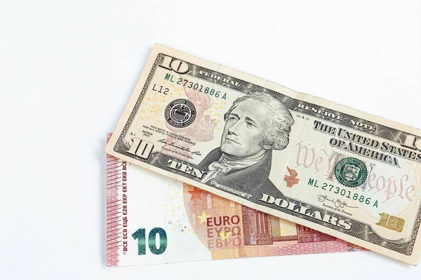 Bize Dolar Euro Banknot Para — Stok fotoğraf