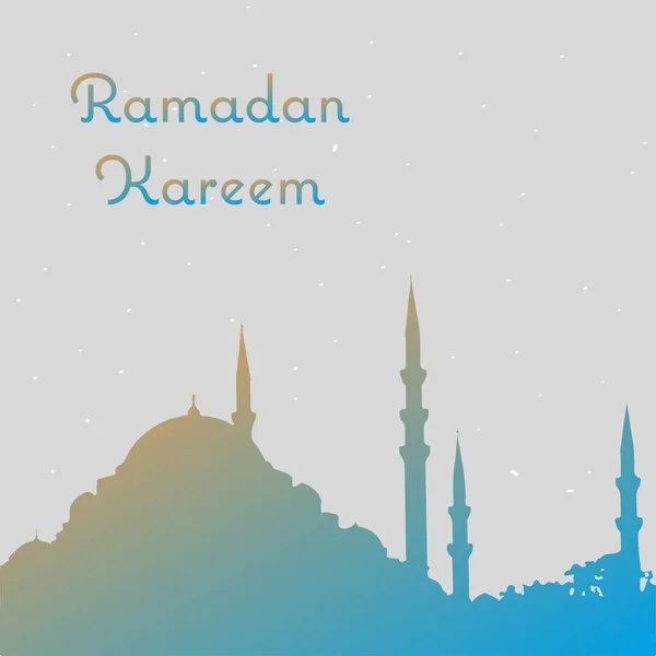 Ramadan Kareem 미디어 포스팅 디자인 — 스톡 사진