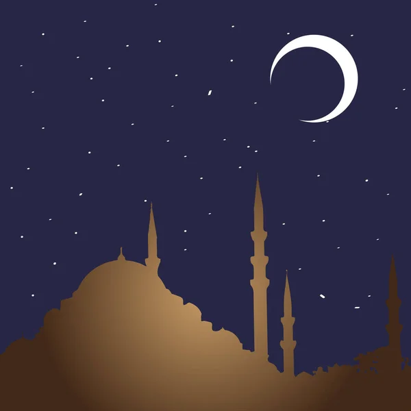 Ramadan Kareem Sociala Medier Post Design — Stockfoto