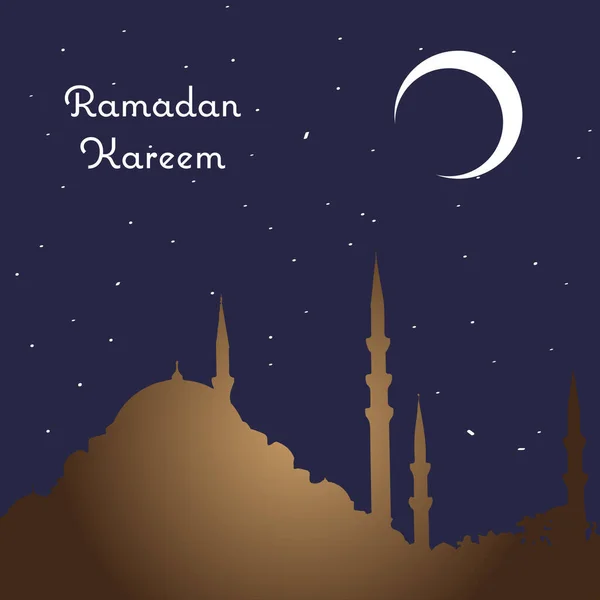 Ramazan Kareem Sosyal Medya Post Design — Stok fotoğraf