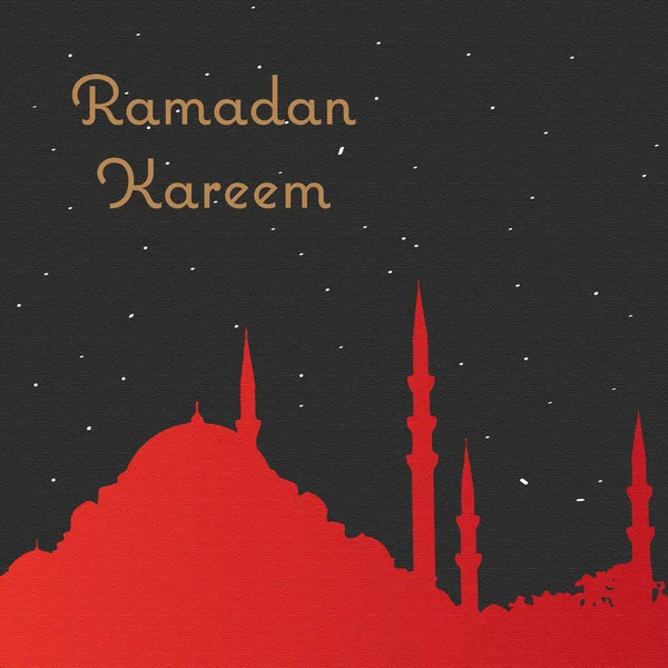 Ramadan Kareem Médias Sociaux Post Design — Photo