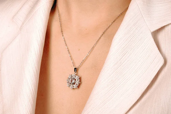Lyx Guld Och Diamant Smycken — Stockfoto