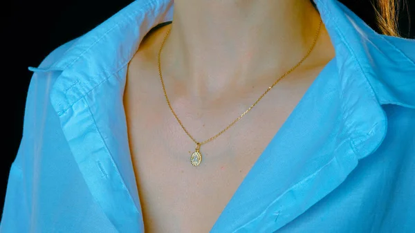 Luxury Gold Diamond Jewelry — Stock Photo, Image
