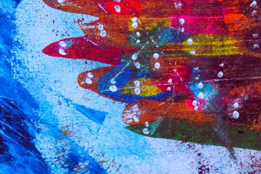 acrylic and oil background Abstract painted brush strokes texture background