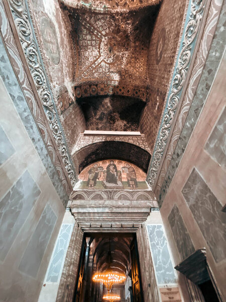 Hagia sophia mosque in istanbul city turkey