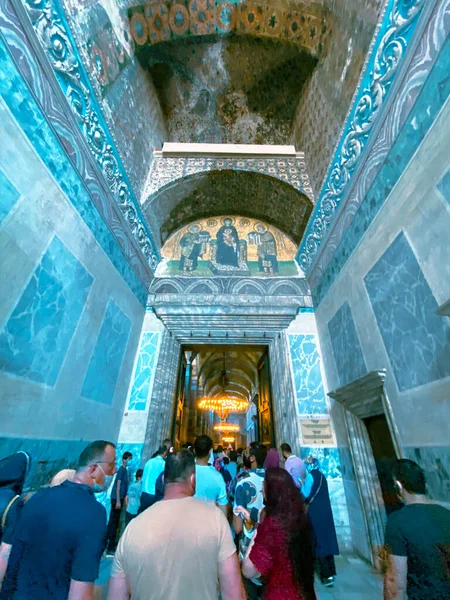 Mesquita Hagia Sophia Peru Cidade Istanbul — Fotografia de Stock