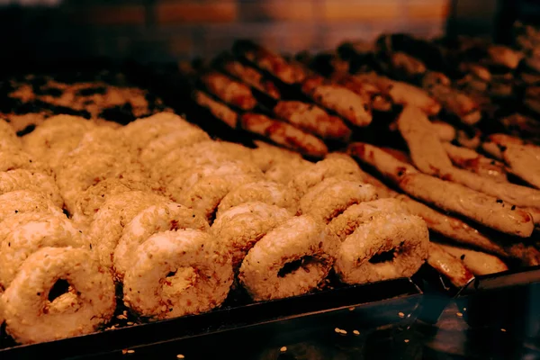 Grupo Galletas Surtidas Chip Chocolate Pasas Avena Chocolate Blanco — Foto de Stock