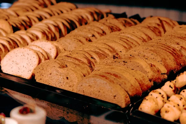 Grupo Galletas Surtidas Chip Chocolate Pasas Avena Chocolate Blanco — Foto de Stock